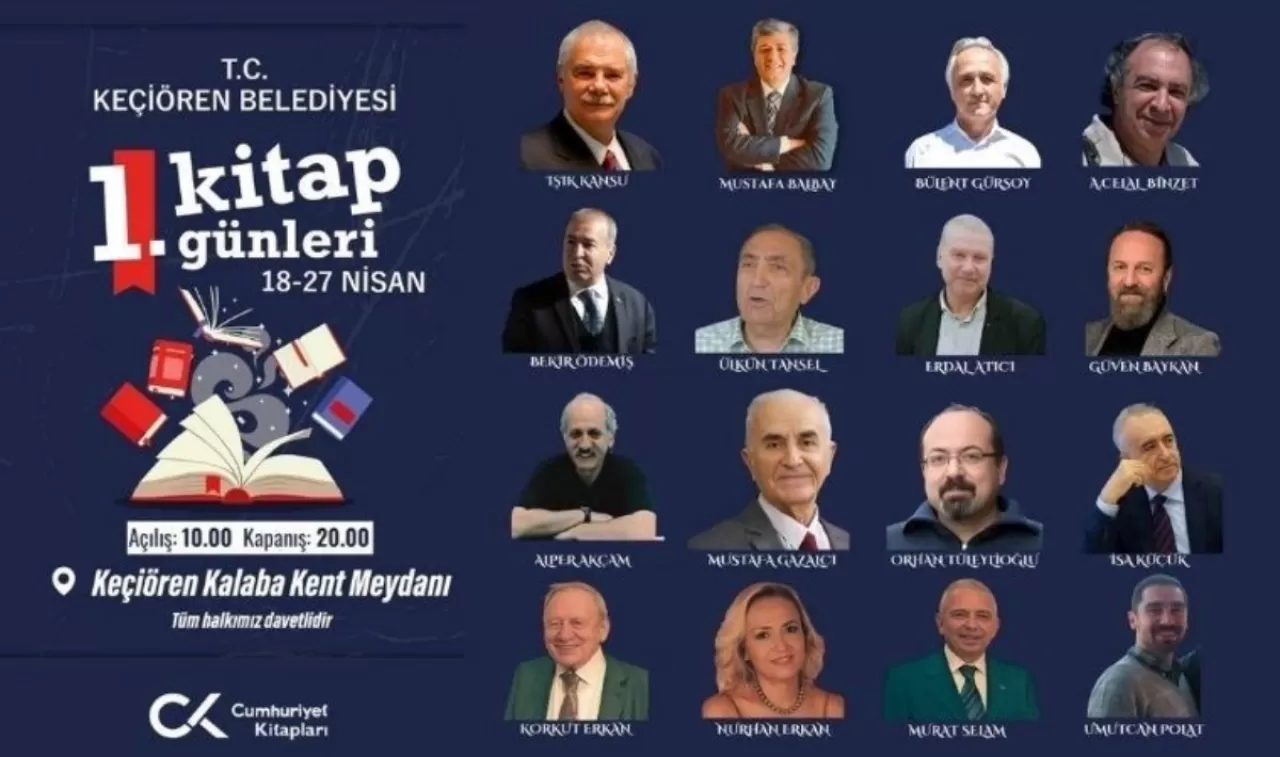 Keçiören'de Kitapseverlerle Buluşacak Olan Cumhuriyet Yazarları, 1. Kitap Günleri Etkinliği İçin Hazırlıklarını Tamamladı