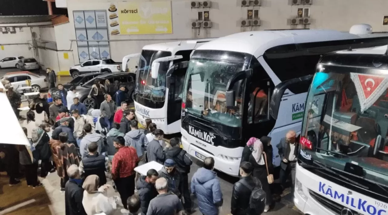 Uşak Otogar’da artan hareketlilik