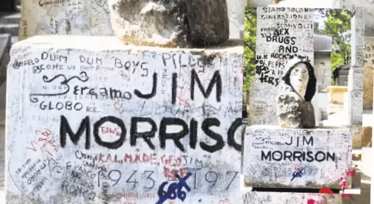 The Doors grubunun efsanevi solisti Jim Morrison’ın mermer büstü yıllar sonra bulundu