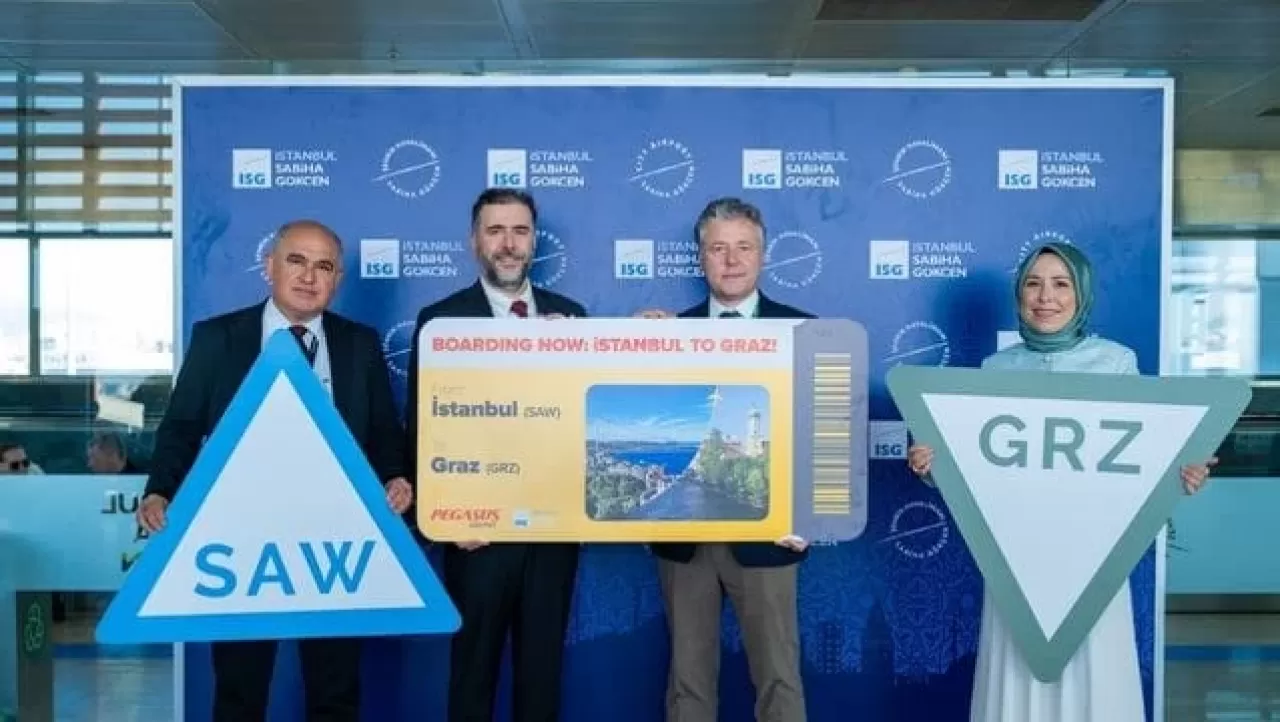 Sabiha Gökçen Havalimanı'ndan Avusturya'ya yeni bir direkt bağlantı: Graz'a seferler başlıyor.