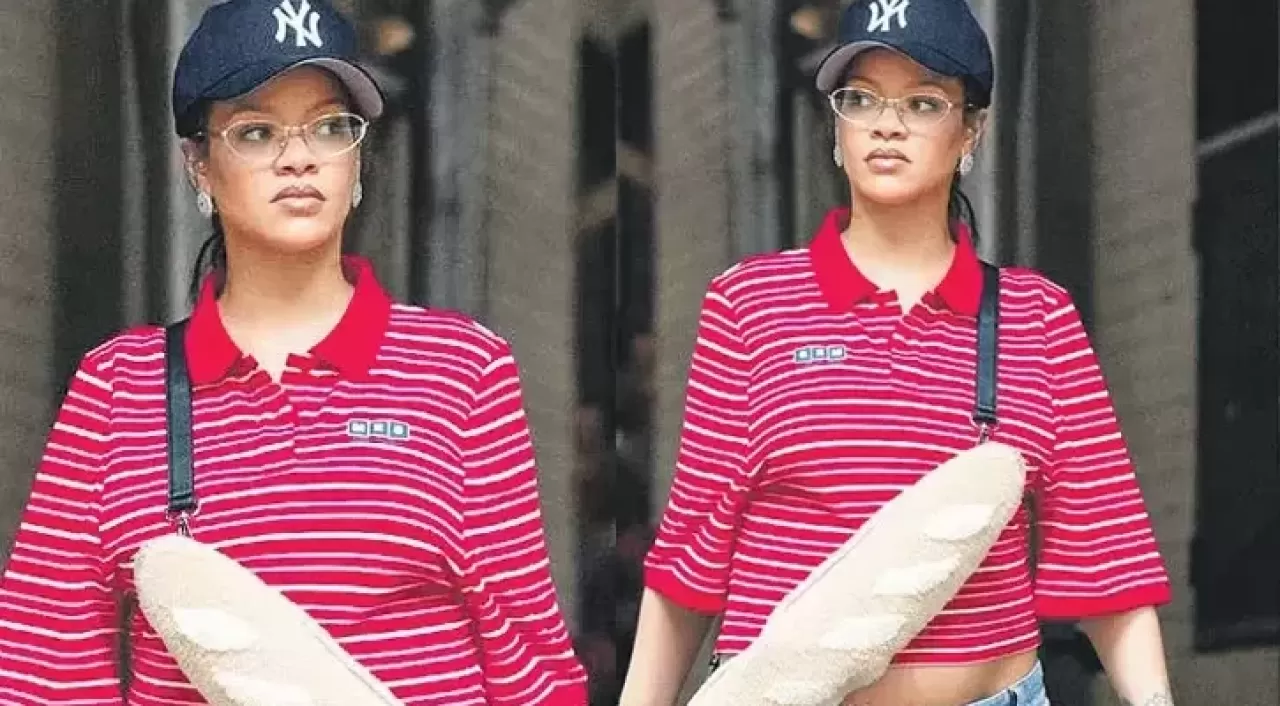 Rihanna’ dan New York’ ta görüntülendi. ” Aşerme stili”