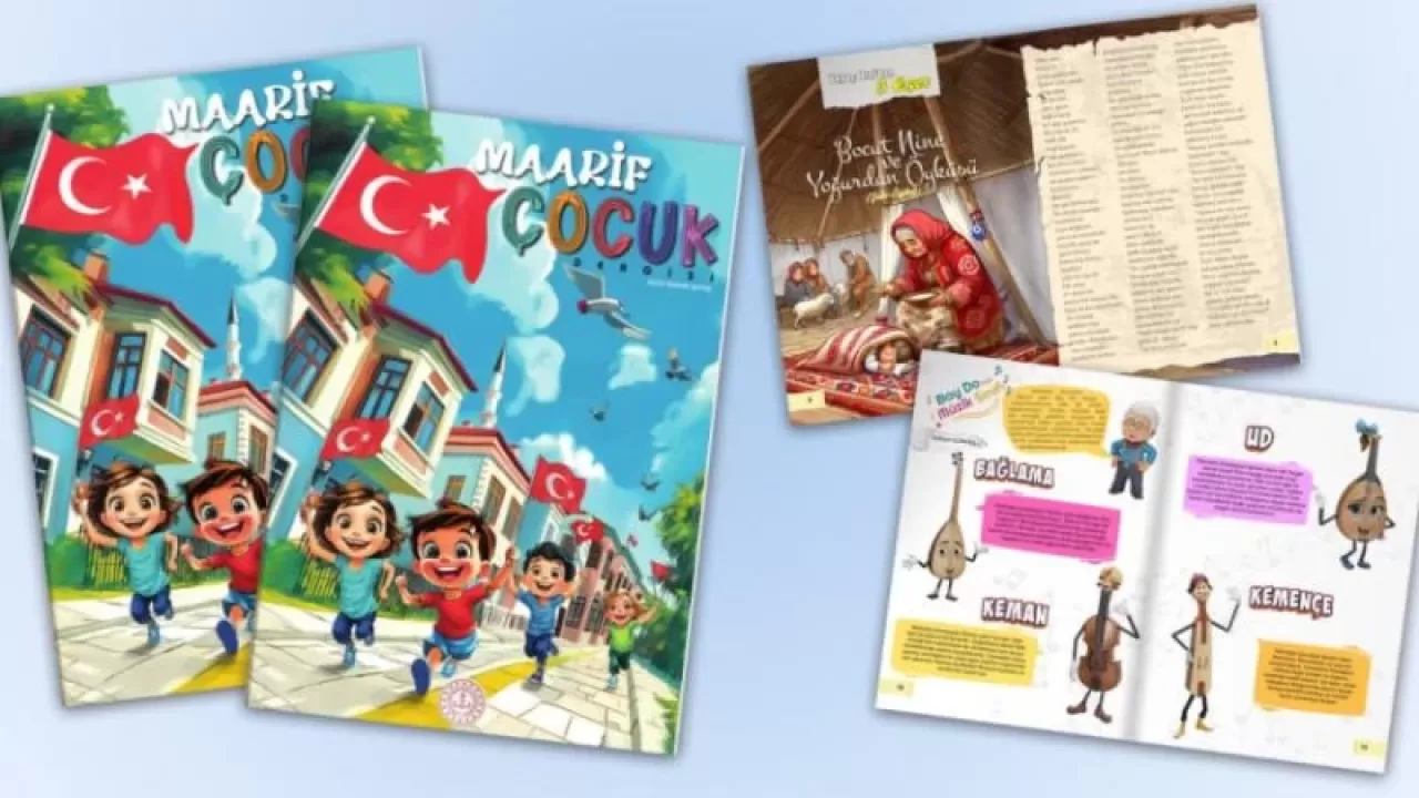 MEB’in Yeni Yayını "Maarif Çocuk" Miniklerle Buluştu