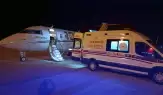 Acil durumda olan Down sendromlu bebek için ambulans uçak havalandı