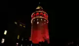 Galata Kulesi Multipl Miyelom Farkındalığı İçin Kırmızıya Bürünüyor