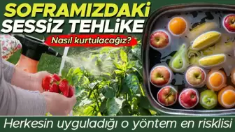 Meyve ve sebzelerdeki pestisit kalıntılarına karşı doğal ve etkili yöntemler!