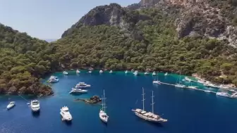 Göcek koylarında, deniz kaplumbağaları için, müzik yayını yasaklandı