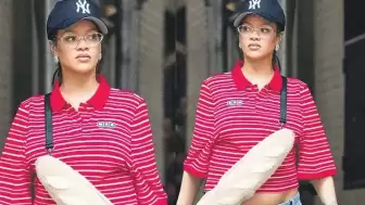 Rihanna’ dan New York’ ta görüntülendi. ” Aşerme stili”