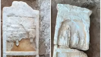 İzmir’de Tarihi Keşif: Ceviz Bahçesinde 2 Bin Yıllık Mezar Taşı Bulundu