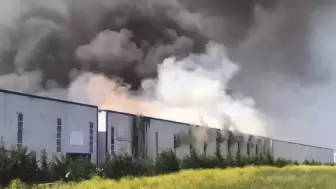 Tekirdağ’da fabrikada yangın çıktı