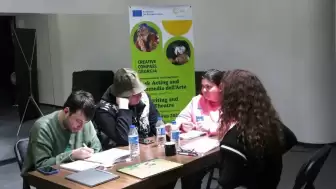 Ankara’da Sanat Köprüsü: Gürcü ve Türk Sanatçılar Atölyede Buluştu