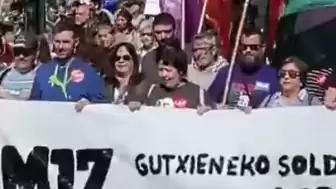 İspanya’da asgari ücret zammı talebiyle grev