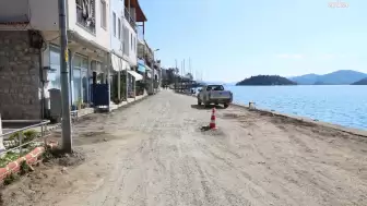 Mavi Turun Gözbebeği Bozburun’da Sahil Bandı Yenileniyor