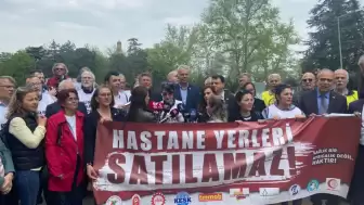 Bursa’da sağlık alanlarının satışına karşı protesto düzenlendi