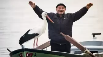 “Adem Amca’nın ‘Yaren’i Baba Oldu: Balıkçı Teknesinin Sadık Misafiri Artık Yavrularıyla Birlikte”