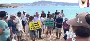 Güllük Körfezi'nde doğal güzelliklere sahip alanların talanına dur denildi: Halkın zaferi