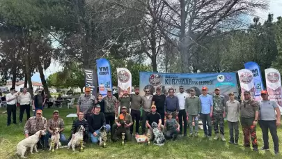 Salihli'de Av Köpekleri Heyecan Verici Yarışmada Buluştu
