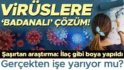 Bilim İnsanlarından İlginç Keşif: Virüslere Karşı Etkili Boya Geliştirildi, Grip ve Diğer Mikropları Öldürüyor!