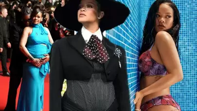 Ünlü şarkıcı Rihanna, iç çamaşırı markasının yeni koleksiyonu için objektif karşısına geçti