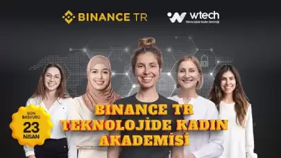 Son başvuru tarihi 23 Nisan! Binance Türkiye Teknolojide Kadın Akademisi için Yeni Dönem Heyecanı!