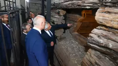 Gordion Antik Kenti'nde eşsiz bir keşif: Benzersiz bir mezar odası ortaya çıkarıldı