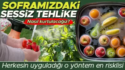 Meyve ve sebzelerdeki pestisit kalıntılarına karşı doğal ve etkili yöntemler!