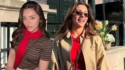 Amsterdam'da romantik tatil! Sıla Türkoğlu'nun Amsterdam Stili
