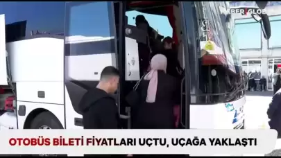 Otobüs bilet fiyatları uçuşa geçti