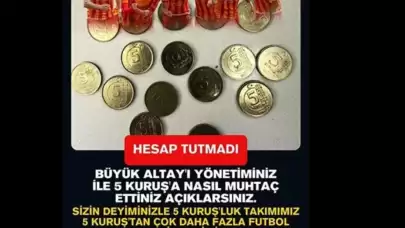 Tire FK'dan Altay'a gönderme: "Hesap tutmadı"