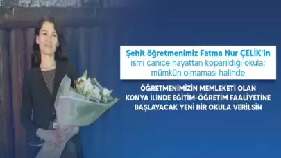 Sendikadan MEB’e çağrı: Hayatını kaybeden öğretmenin adı okula verilsin