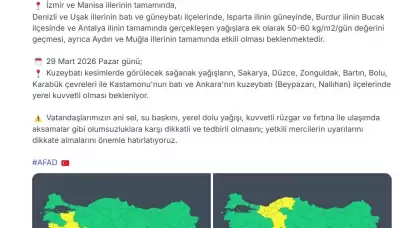 İçişleri Bakanlığı’ndan ‘Sarı’ Alarm: O İllerde Yaşayan Vatandaşlar İçin Kritik Uyarı