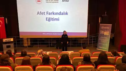 GELECEĞİN LOJİSTİKÇİLERİ AFET YÖNETİMİ EĞİTİMİ ALDI