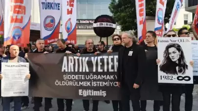 Fatma Nur Çelik Cinayeti Sonrası Eğitim Emekçileri Eylemde: Kaymakamlık Önünde Oturma, Yürüyüş ve Protestolar