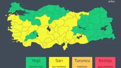 Dikkat, Bahar Fırtınası Geliyor! Meteoroloji Haritayı Renklendirdi: Şiddetli Yağış ve Fırtınaya Karşı 12 İl İçin Kritik Uyarı Yapıldı