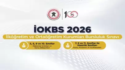 Yüz binlerce öğrencinin heyecanla beklediği 2026 İOKBS için geri sayım başladı! Milli Eğitim Bakanlığı, derslere göre soru sayılarını ve sınav müfredatını netleştirdi. İşte sınıf seviyelerine göre sınavın şifreleri...