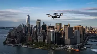 New York’ta emisyonsuz uçan taksi testleri başladı