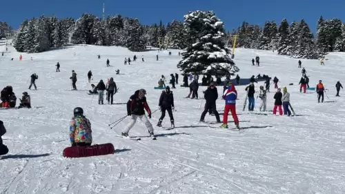 KAR ZİRVEDE, YOĞUNLUK TAVAN: ULUDAĞ’DA HAFTA SONU AKIMI