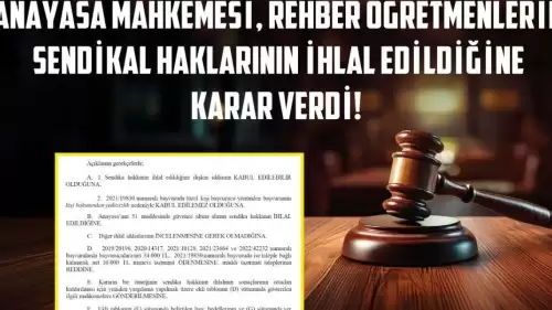 Nöbet cezası Anayasa’ya takıldı: Rehber öğretmen lehine emsal karar