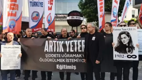 Fatma Nur Çelik Cinayeti Sonrası Eğitim Emekçileri Eylemde: Kaymakamlık Önünde Oturma, Yürüyüş ve Protestolar