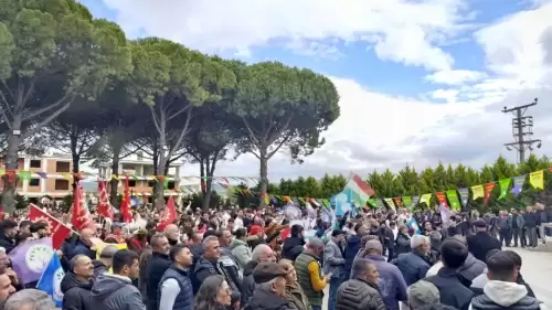 Gömeç’te yüzlerce kişi Newroz’da buluştu