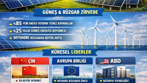 YENİ REKOR: DÜNYA ELEKTRİĞİNİN YÜZDE 40’INDAN FAZLASI ARTIK “YEŞİL”