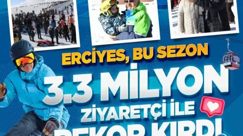 ERCİYES’TEN TARİHİ KAPANIŞ: 3.3 MİLYON ZİYARETÇİYLE TÜM ZAMANLARIN REKORU KIRILDI!
