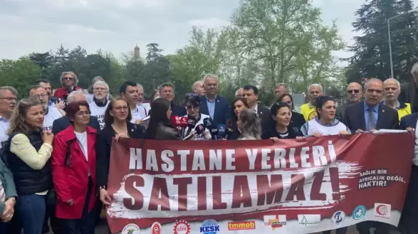 Bursa’da sağlık alanlarının satışına karşı protesto düzenlendi