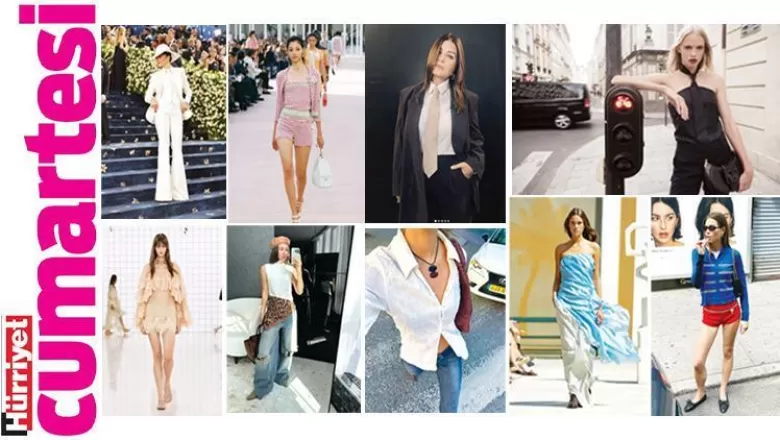 Moda Dünyasında Yeni Trend: Şallarla Kombinlenen Triko Şortlar ve Pantolon Üstü Elbiseler!