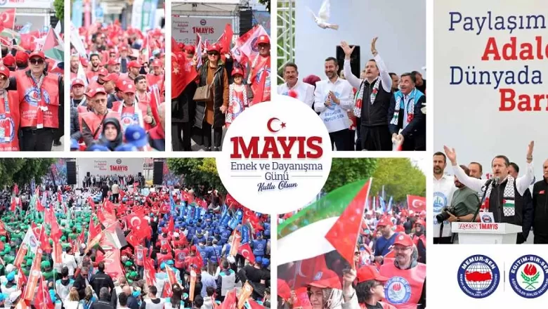 Emek ve dayanışma ruhu Çorum’da yankılandı! Eğitim-Bir-Sen Çorum Şubesi, 1 Mayıs dolayısıyla düzenlediği programda eğitim çalışanlarının haklarını gündeme taşıdı. Şube Başkanı: "Emeğimizin değeri, geleceğimizin teminatıdır."