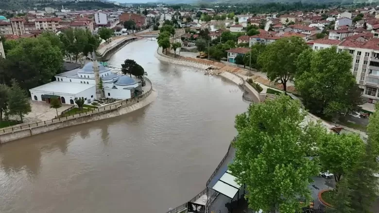 Tokat’ta kuvvetli yağış nedeniyle alarm verildi