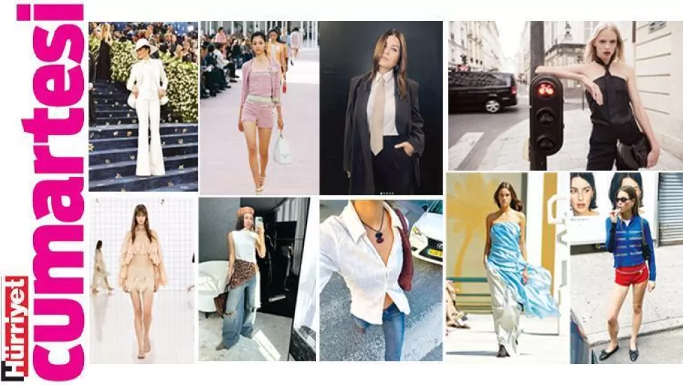 Moda Dünyasında Yeni Trend: Şallarla Kombinlenen Triko Şortlar ve Pantolon Üstü Elbiseler!