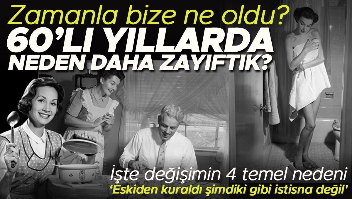 Beslenme Uzmanı 60'lı Yıllardaki İnsanların Daha Zayıf Olmasının 4 Temel Nedenini Açıklıyor: Değişen Beslenme Alışkanlıkları, Artan Fast Food Tüketimi, Azalan Egzersiz Miktarı ve Yüksek Şeker İçeren İçecekler.