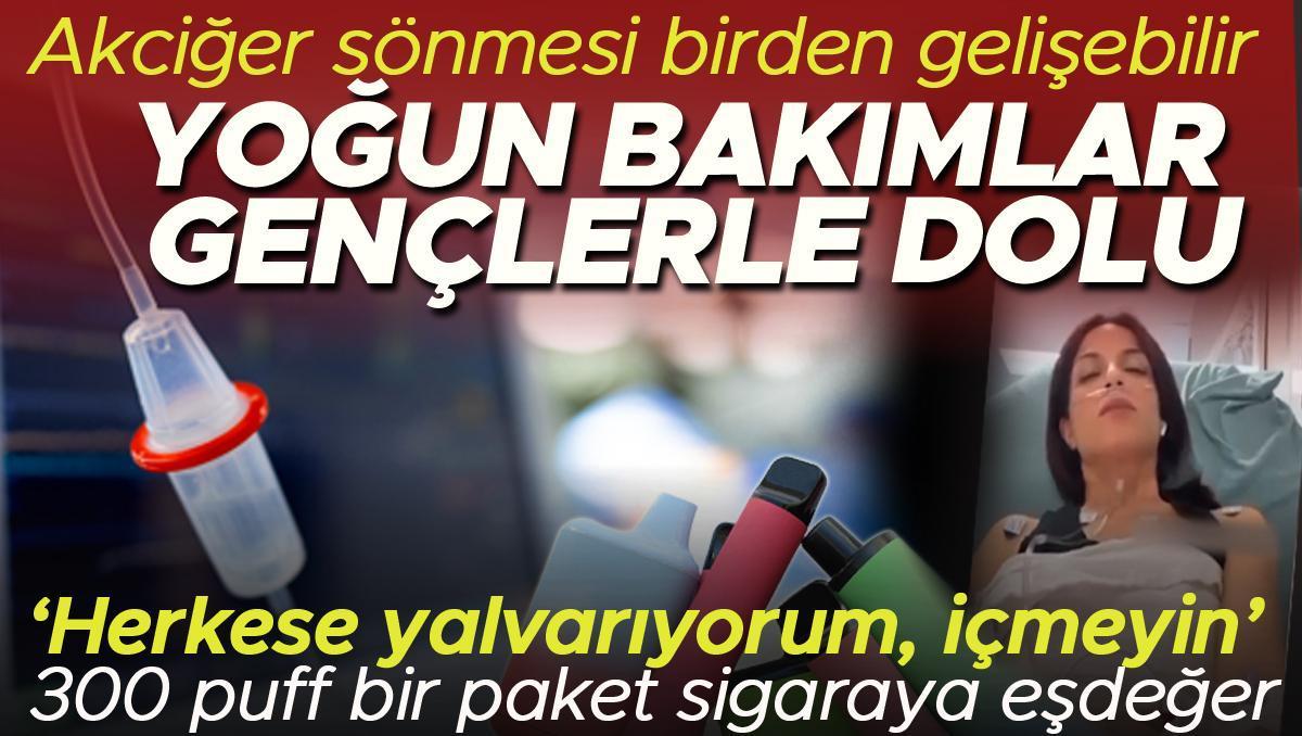 Elektronik Sigaraların Akciğerleri Aniden Söndürücü Etkisi: Gençler Yoğun Bakımlarda!