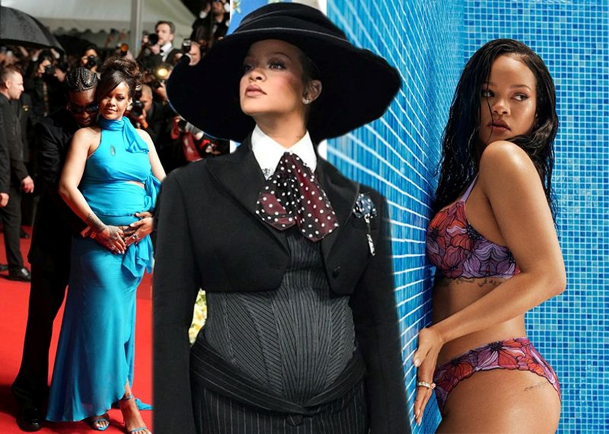 Ünlü şarkıcı Rihanna, iç çamaşırı markasının yeni koleksiyonu için objektif karşısına geçti