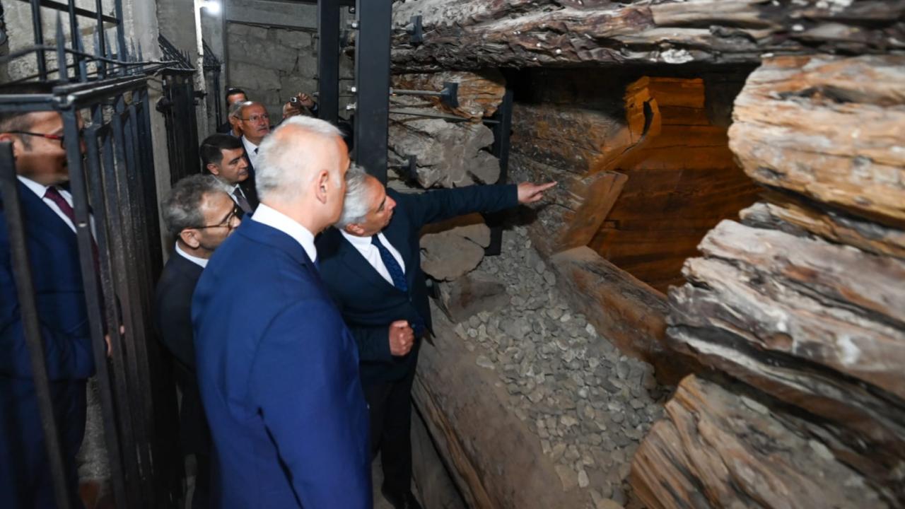 Gordion Antik Kenti'nde eşsiz bir keşif: Benzersiz bir mezar odası ortaya çıkarıldı